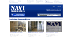 Desktop Screenshot of navipropiedades.com